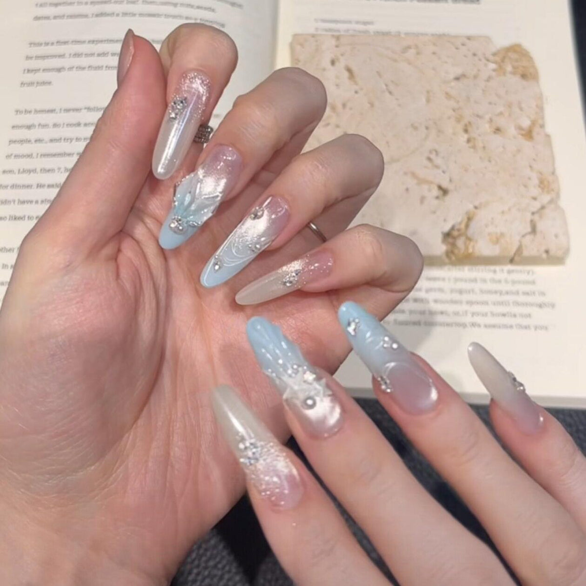 Forever & Always (Wedding Collection) | Handmade Press-On Nails