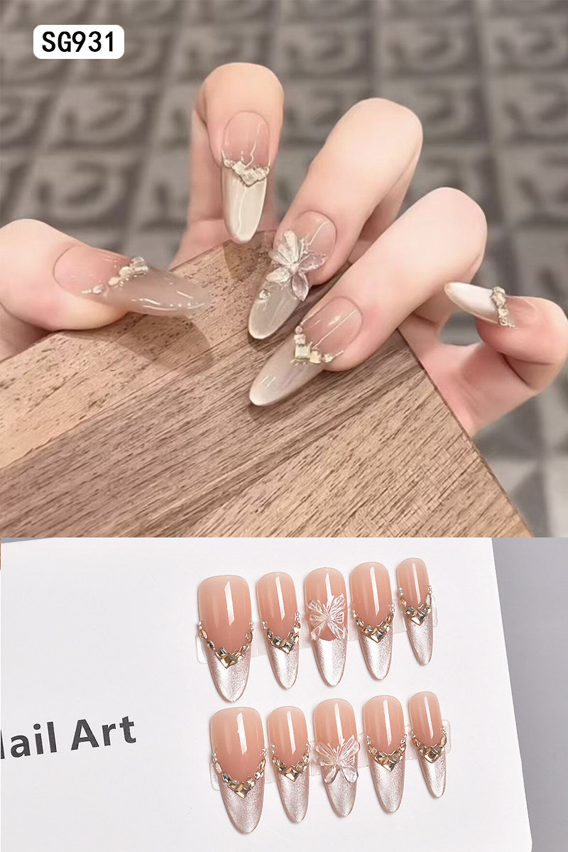 Forever & Always (Wedding Collection) | Handmade Press-On Nails