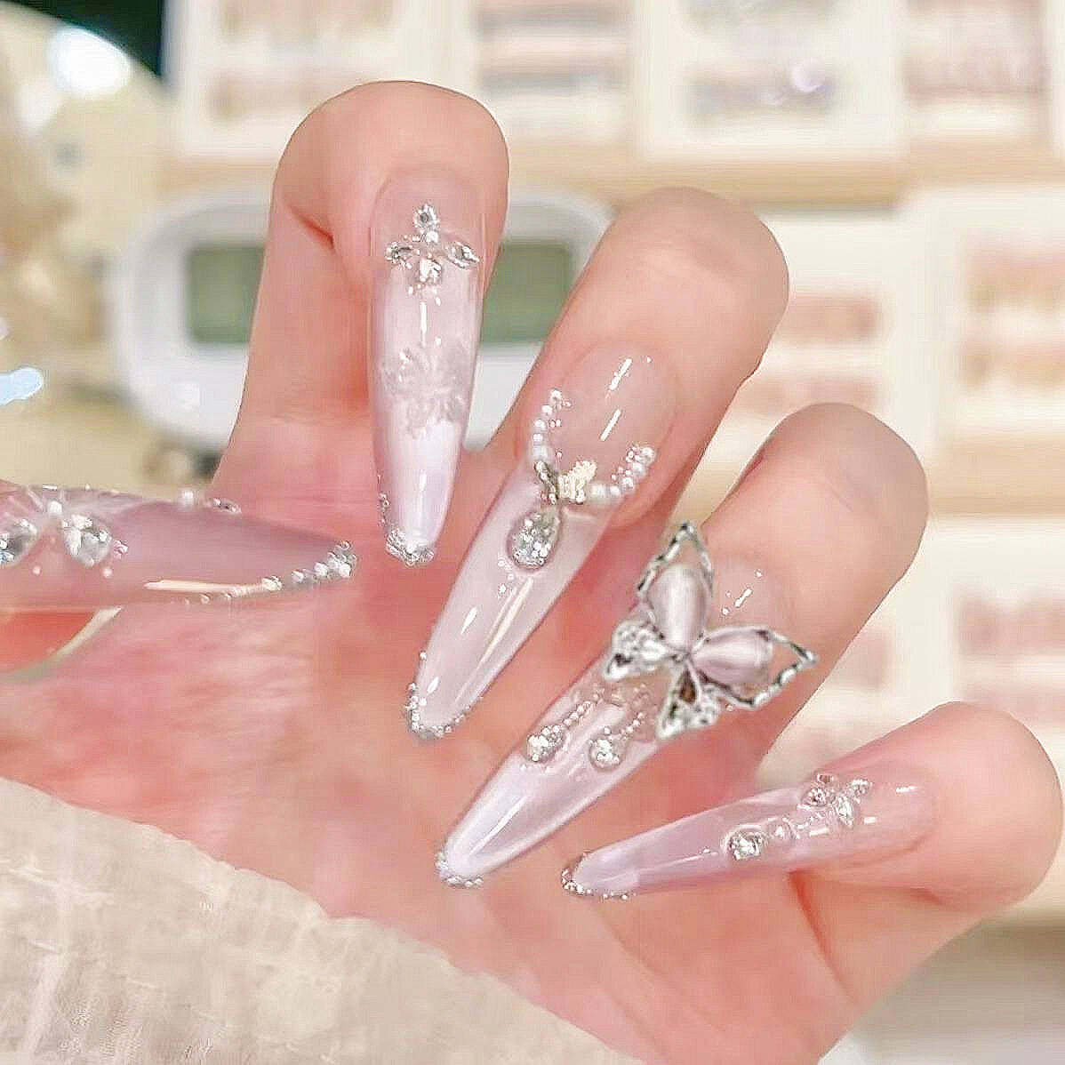 Forever & Always (Wedding Collection) | Handmade Press-On Nails