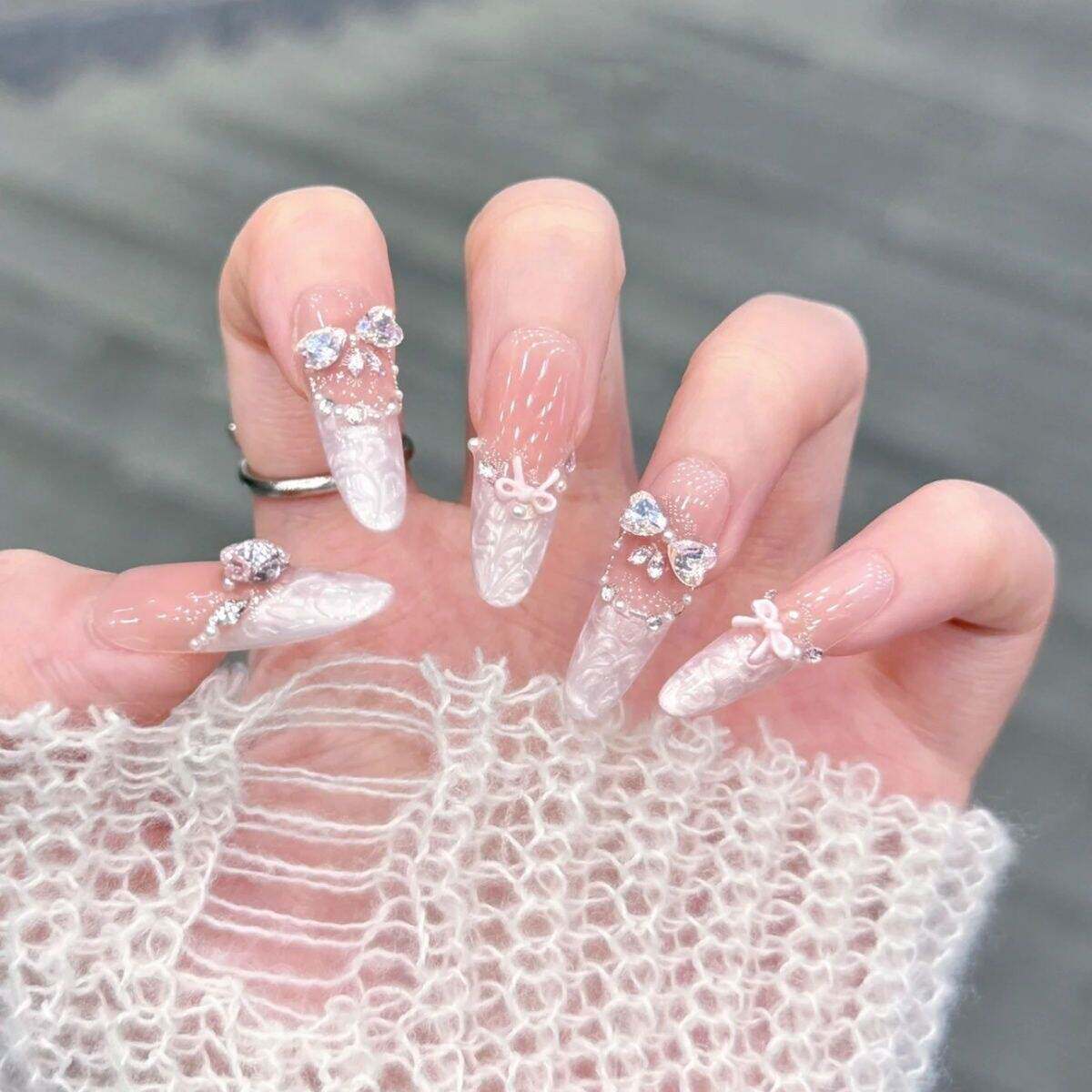 Forever & Always (Wedding Collection) | Handmade Press-On Nails