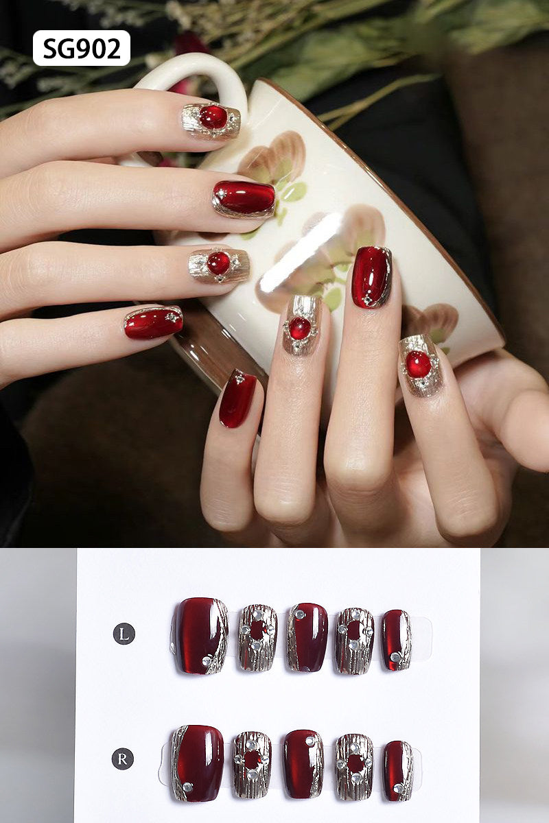 Forever & Always (Wedding Collection) | Handmade Press-On Nails
