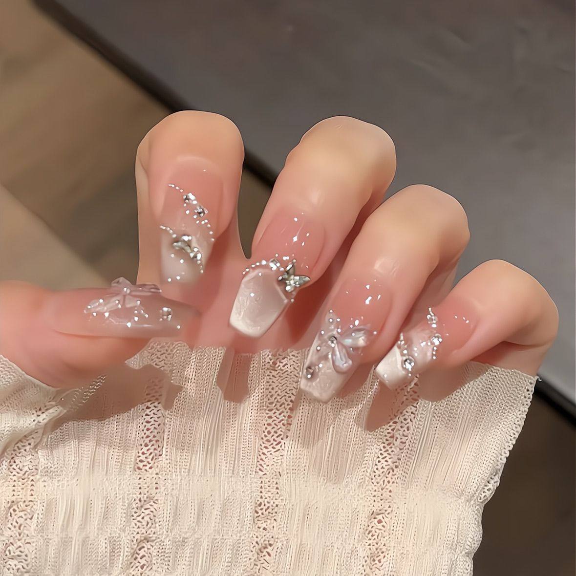 Forever & Always (Wedding Collection) | Handmade Press-On Nails