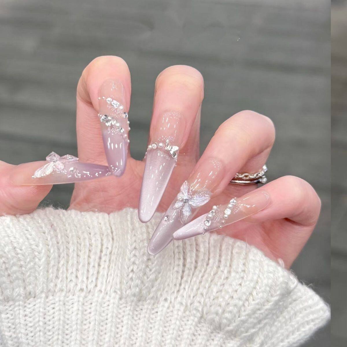 Forever & Always (Wedding Collection) | Handmade Press-On Nails