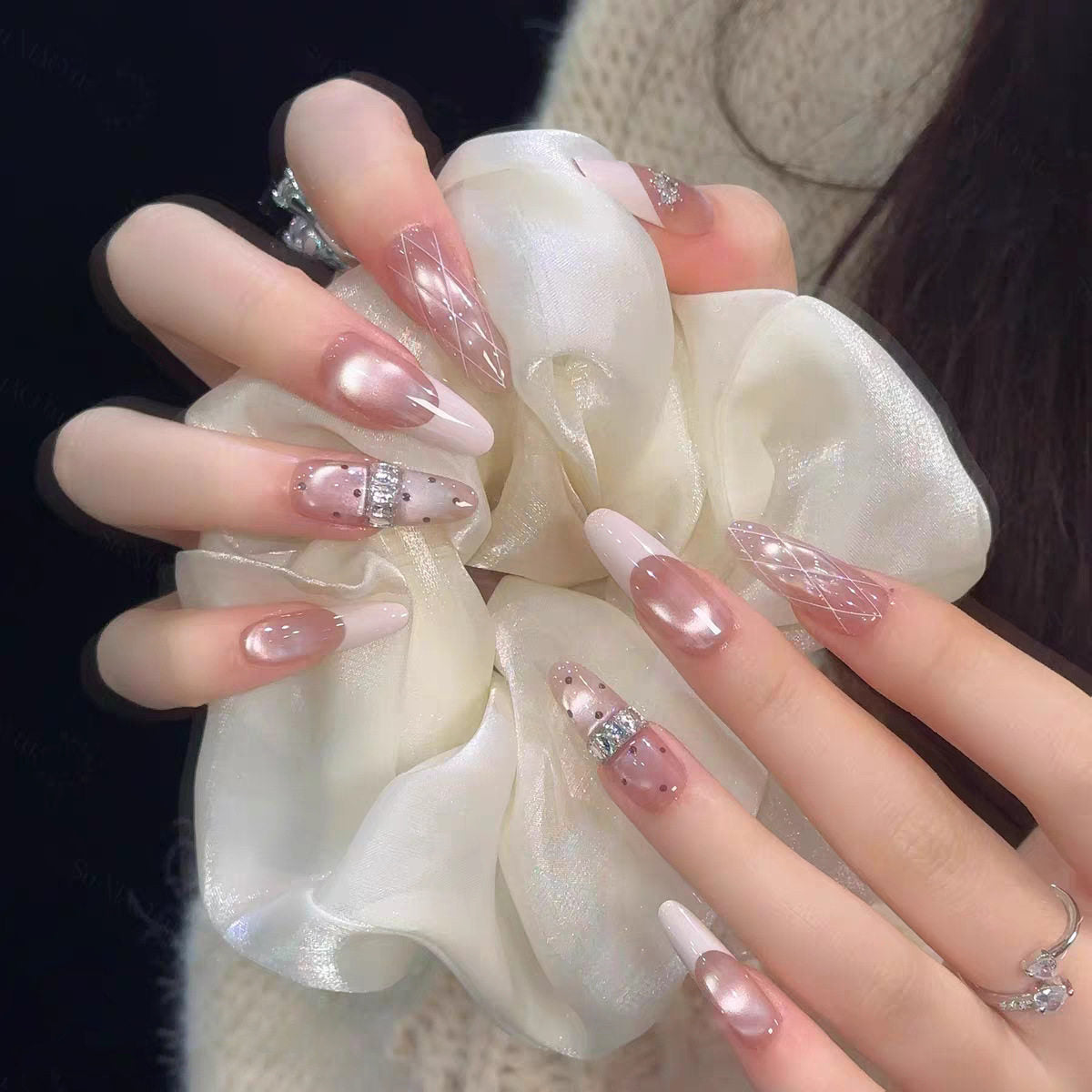 Forever & Always (Wedding Collection) | Handmade Press-On Nails