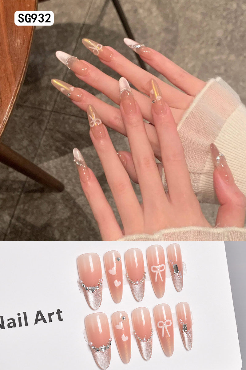Forever & Always (Wedding Collection) | Handmade Press-On Nails