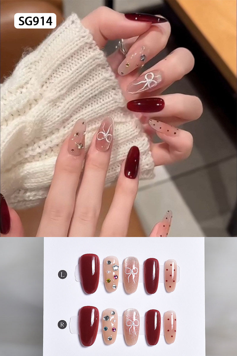 Forever & Always (Wedding Collection) | Handmade Press-On Nails