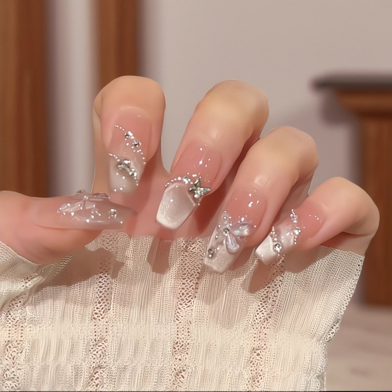 Forever & Always (Wedding Collection) | Handmade Press-On Nails